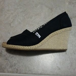 Tom's espadrille wedge sandals